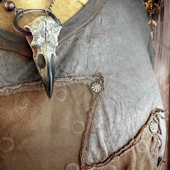 distressed & mended long sleeve - Picture 1 of 7